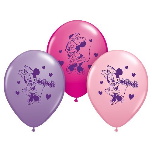 Buy Pioneer Party Group Officially Licensed Disney 12-Inch Latex Balloons, Minnie Mouse Assorted Colors, 6-Count for only $7.58 byPioneer Balloons