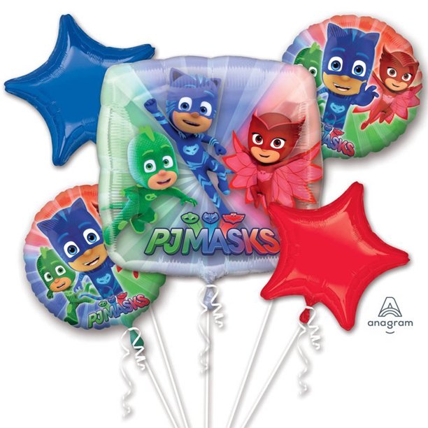 Buy PJ Masks Foil Balloon Bouquet 5pc for only $12.34 byAnagram