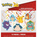 Buy Pokémon Birthday Spiral Decoration Kit with Cutouts, 12 Count for only $8.39 by Unique