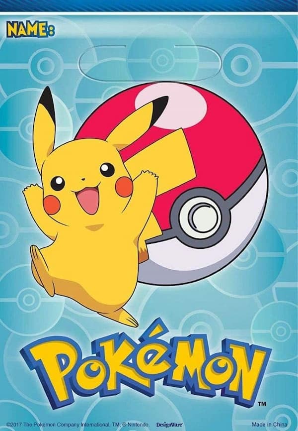 Buy Pokemon Folded Loot Bags (8 count) for only $5.60 by Amscan