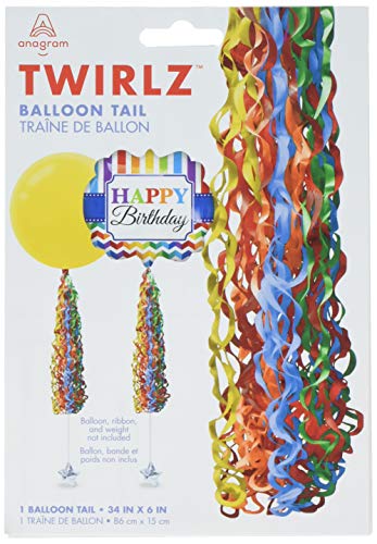 Buy Primary Colors Tissue Twirlz™ Fringe Balloon Tail for only $3.99 by[product_brand]