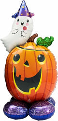 Buy Pumpkin And Ghost 56" Airloonz Foil Balloon for only $19.99 by Anagram