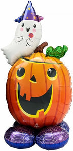 Buy Pumpkin And Ghost 56" Airloonz Foil Balloon for only $19.99 by Anagram