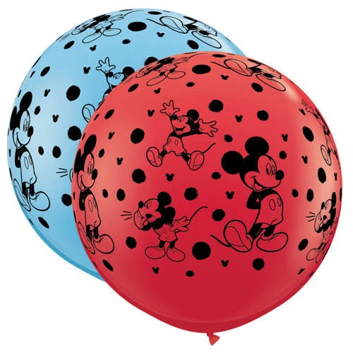 Qualatex 36" Mickey Mouse Latex Balloons (2 count)