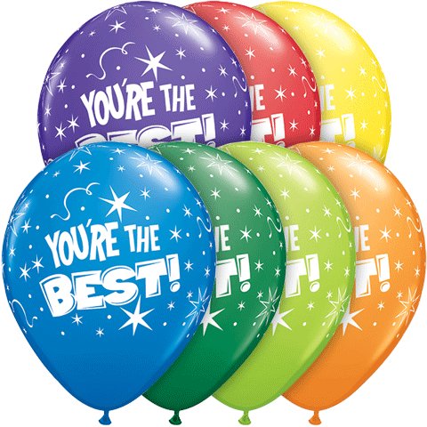 Buy Qualatex 11" You're The Best Starburst (6ct) for only $9.99 byQualatex Balloons