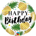 Buy Qualatex 18" Birthday Golden Pineapple Foil Balloon, Multicolor for only $4.38 byQualatex Balloons