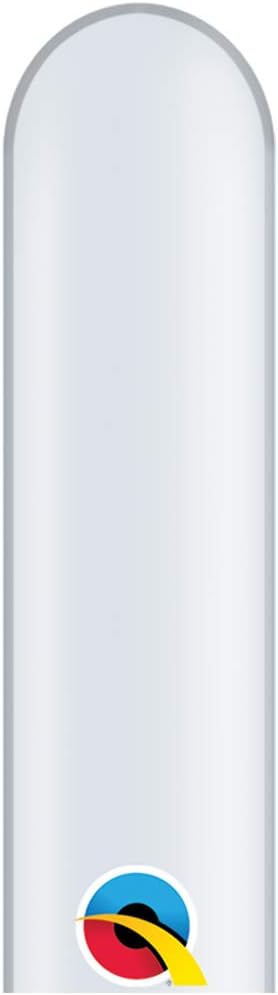 Buy Qualatex 260Q White Twisting Diamond Clear Latex Balloons (100 count) for only $19.99 by Qualatex Balloons