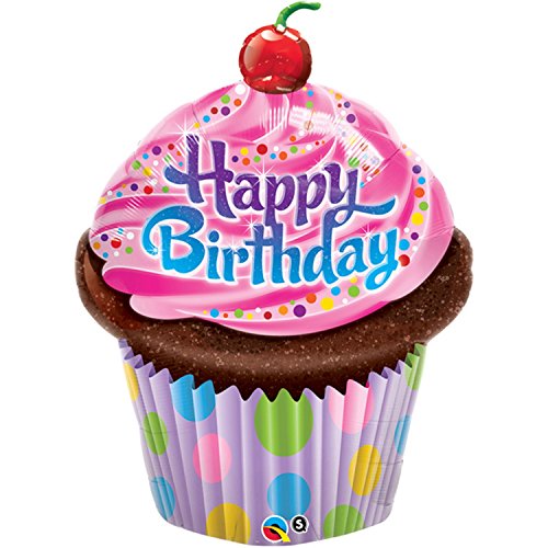 Buy Qualatex 35" Birthday Frosted Cupcake  for only $9.99 byQualatex Balloons