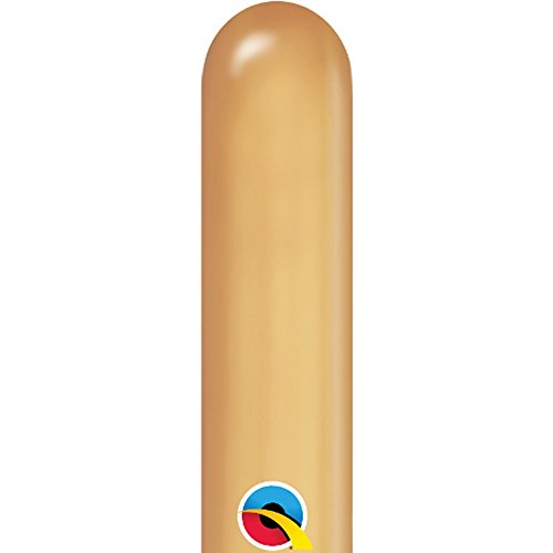 Buy Qualatex Chrome Gold Metallic 260Q  Twisty  Latex Balloons 100ct for only $24.99 byQualatex Balloons