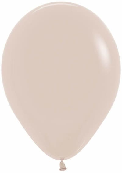 Sempertex 18"  Deluxe White Sand Latex Balloons (25 count)