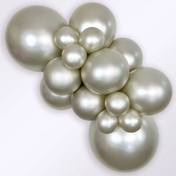 Sempertex 18inch Silk Cream Pearl Latex Balloons (6count)