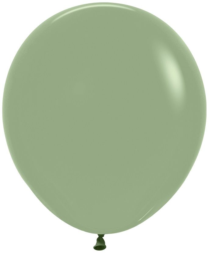 Sempertex 18" Deluxe Eucalyptus Light Green Latex Balloons (25 count)