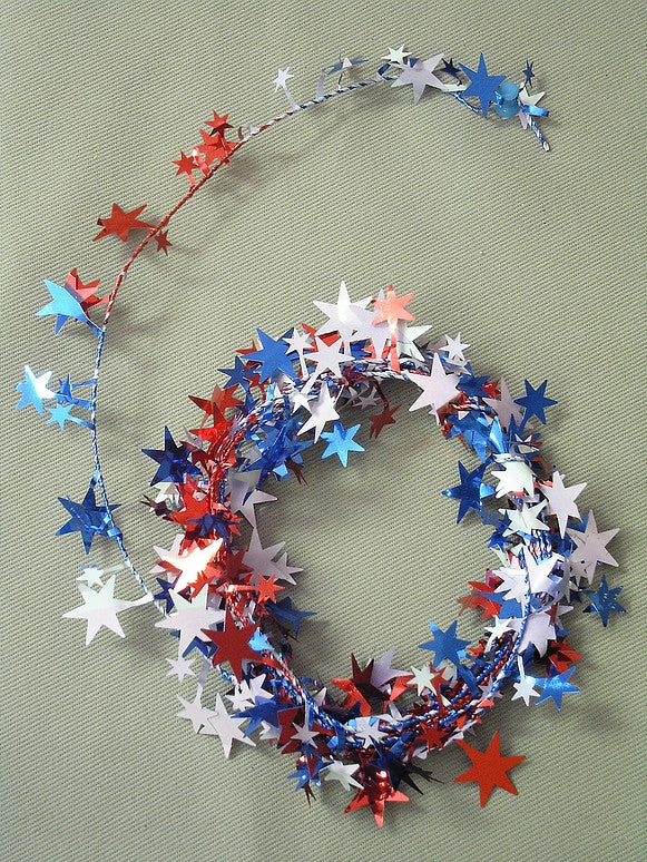 Buy Red, White & Blue Star 12' Wire Garland for only $2.99 by[product_brand]