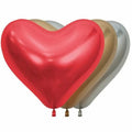 Buy Reflex Heart Shape Assortment 14" Latex Balloons (50 count)  for only $39.99 by Sempertex Balloons