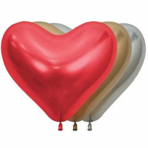 Buy Reflex Heart Shape Assortment 14" Latex Balloons (50 count)  for only $39.99 by Sempertex Balloons