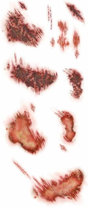 Buy Road Rash – Trauma FX Tattoos for only $9.99 by Tinsley Transfers