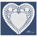 Buy Royal Lace 8" White Lace Heart Paper Doilies for only $4.79 byRoyal Lace