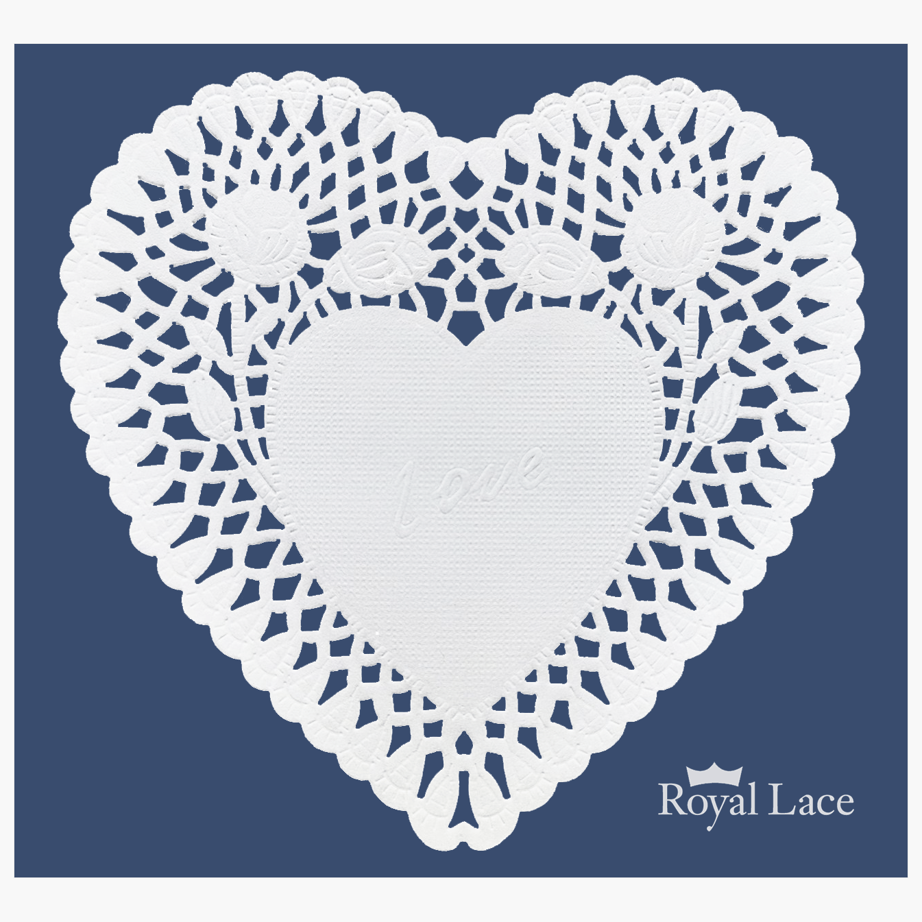 Buy Royal Lace 8" White Lace Heart Paper Doilies for only $4.79 byRoyal Lace