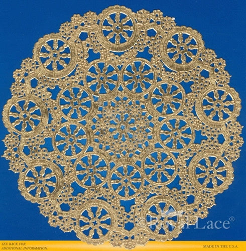 Buy Royal Lace Medallion 12" Gold Round Foil Paper Doilies for only $4.79 byRoyal Lace