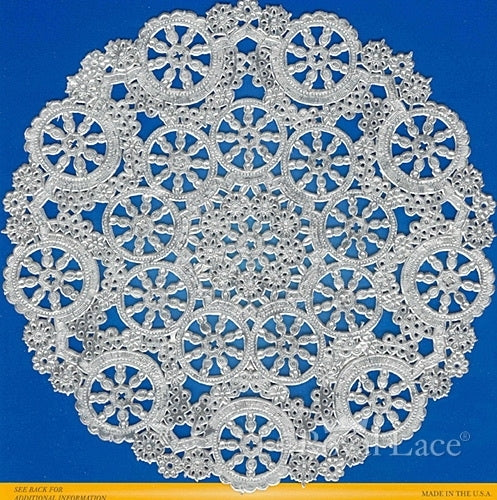 Buy Royal Lace Medallion 12" Silver Round Foil Paper Doilies for only $4.79 byRoyal Lace