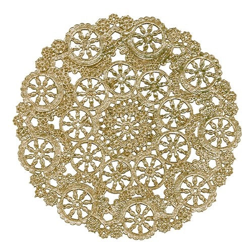 Buy Royal Lace Medallion 8" Gold Round Foil Paper Doilies for only $5.99 by Royal Lace