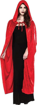 Buy Rubies Costume Co. Women's Full Length Crushed Velvet Hooded Cape for only $15.99 by Rubies
