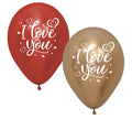 Buy Sempertex 11" I Love You Bright Assortment Latex Balloons (50 count) for only $29.99 by Sempertex Balloons