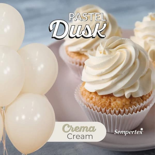 Buy Sempertex 11" Pastel Dusk Cream Latex Balloons (50 count) for only $14.99 by Sempertex Balloons