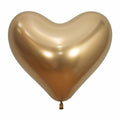Buy Sempertex 14" Reflex Gold Heart Latex Balloons 50ct for only $39.99 by Sempertex Balloons