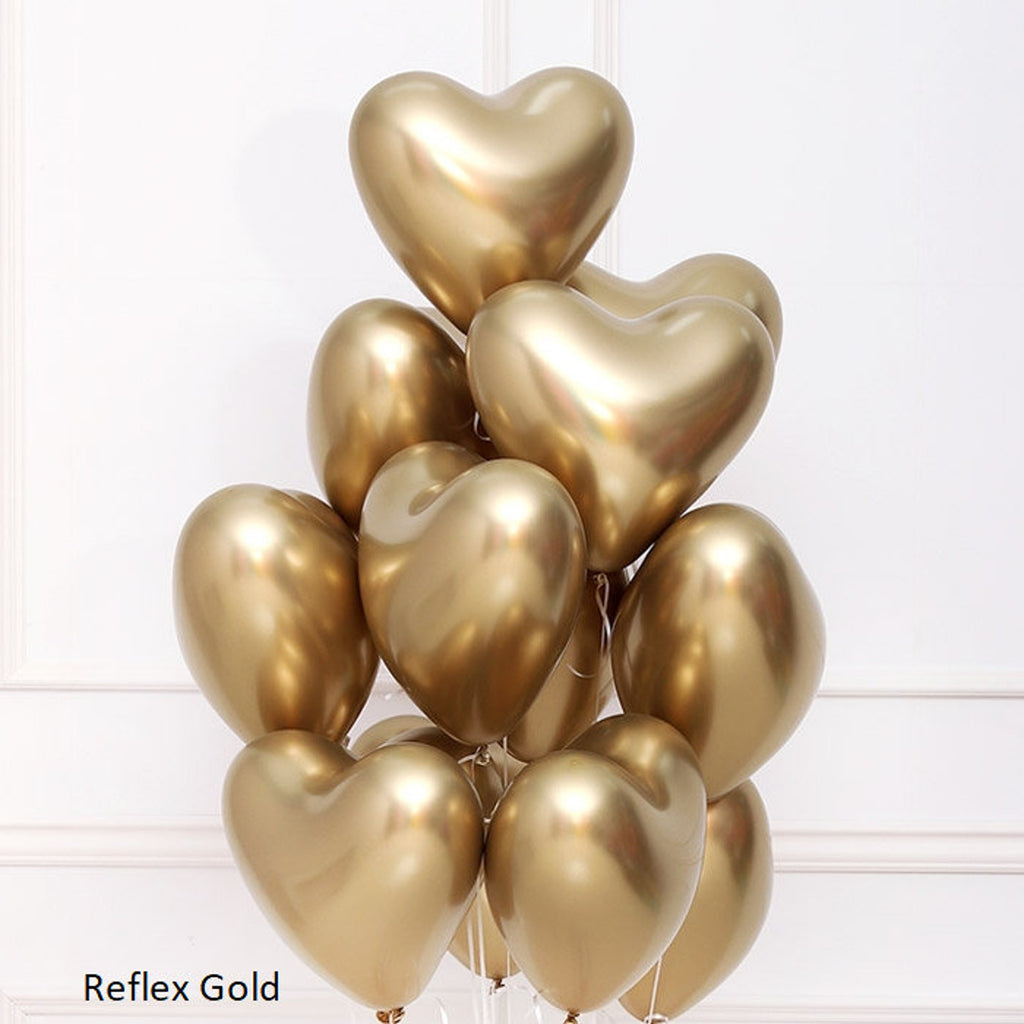 Buy Sempertex 14" Reflex Gold Heart Latex Balloons 50ct for only $39.99 by Sempertex Balloons