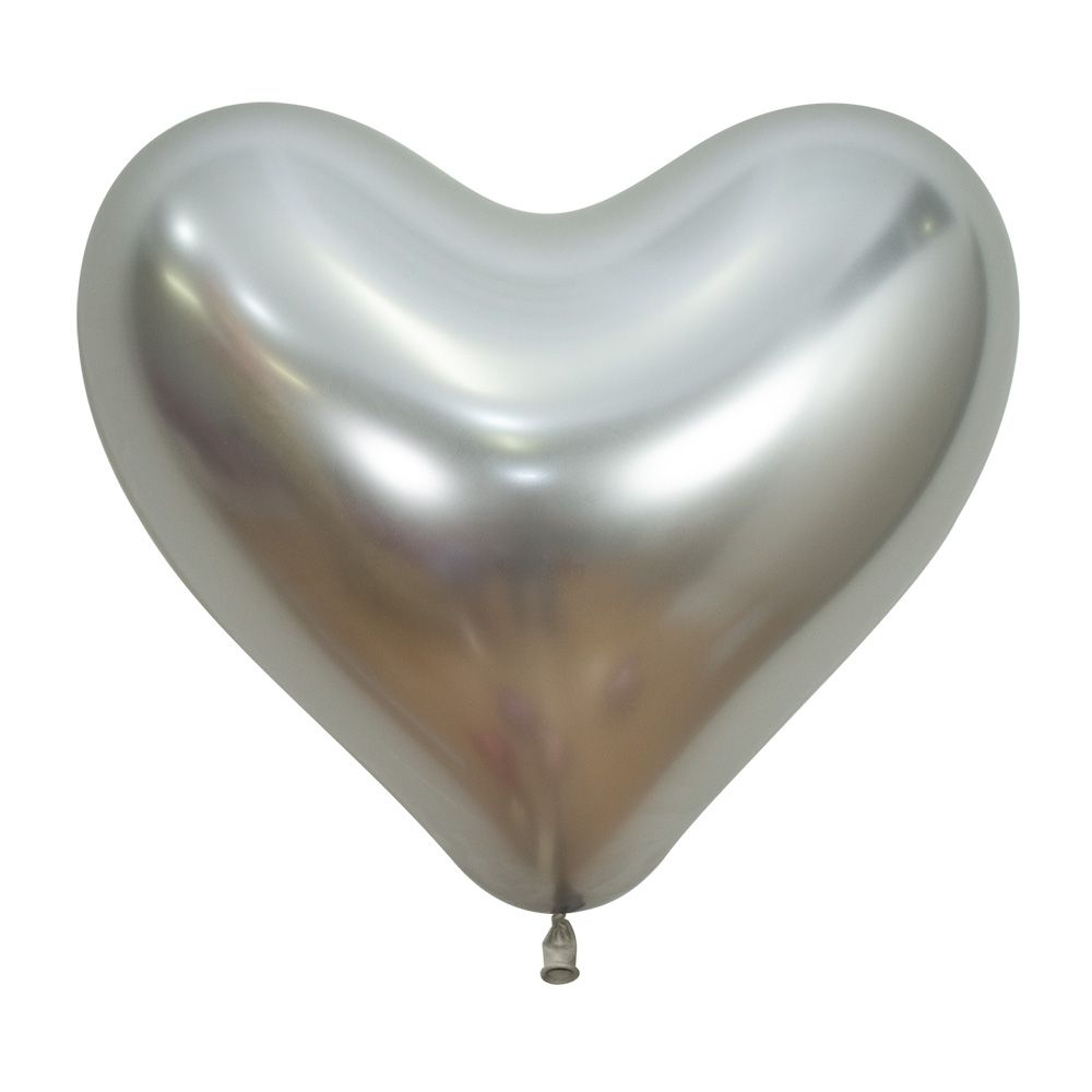 Buy Sempertex 14" Reflex Silver Heart Latex Balloons (50 count) for only $31.49 bySempertex Balloons