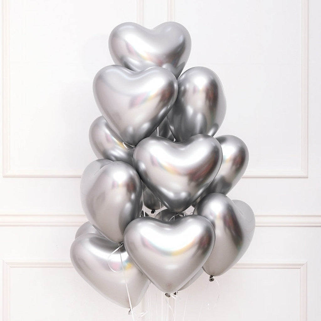 Buy Sempertex 14" Reflex Silver Heart Latex Balloons (50 count) for only $31.49 bySempertex Balloons
