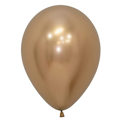 Buy Sempertex 5" Reflex Gold Latex Balloons 100 ct for only $19.99 by Sempertex Balloons