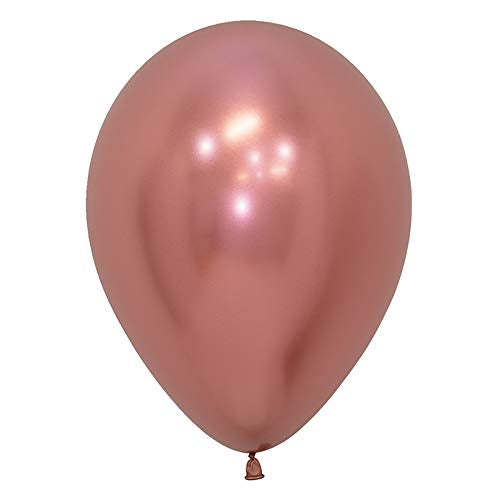 Buy Sempertex 5" Reflex Rose Gold Latex Balloons (50 count) for only $12.99 by Sempertex Balloons