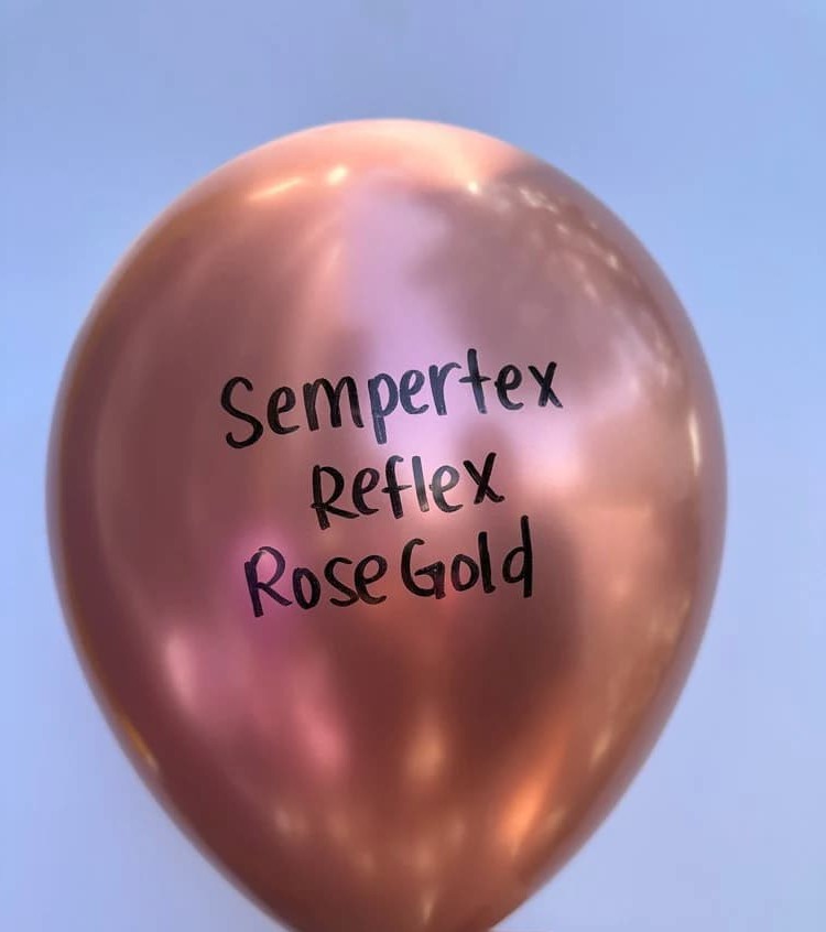 Buy Sempertex 5" Reflex Rose Gold Latex Balloons (50 count) for only $12.99 by Sempertex Balloons