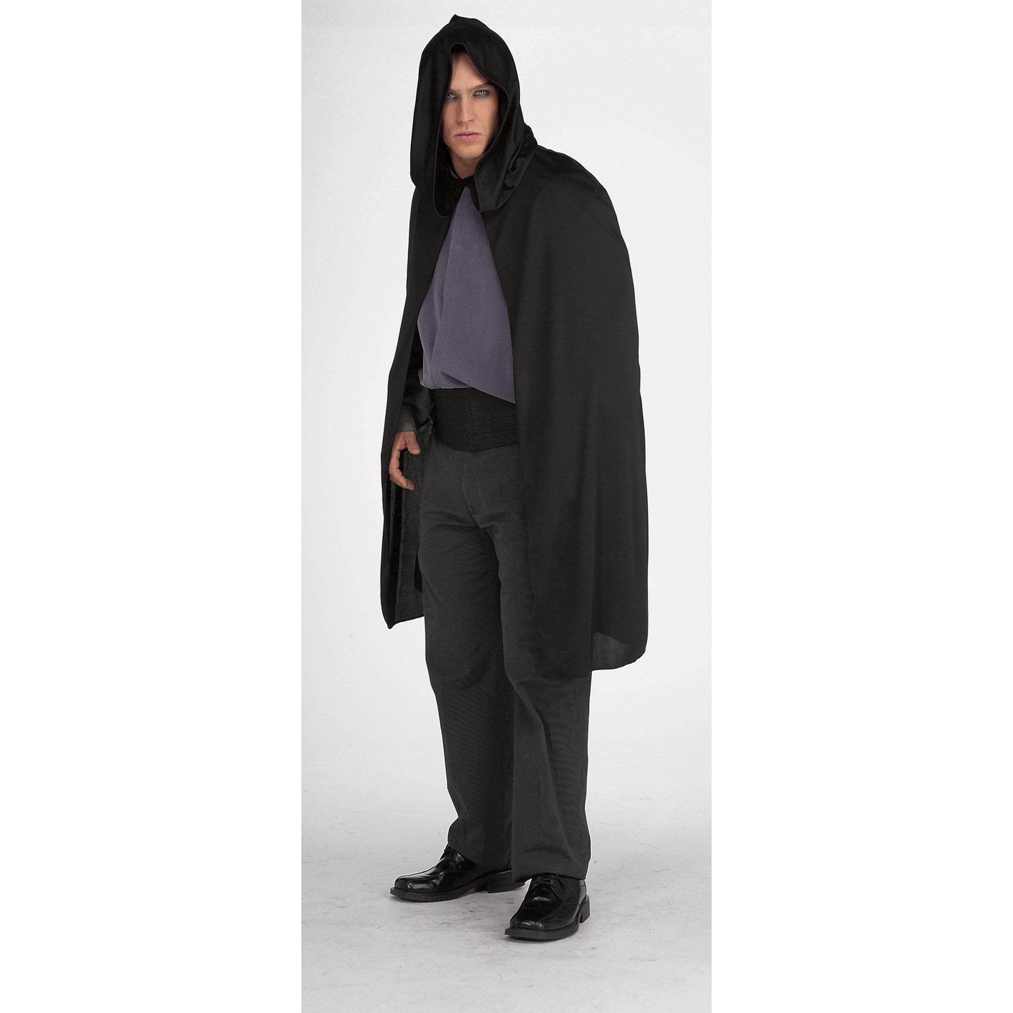 Buy Adult 45" Hooded Costume Cape, Black, One Size for only $17.99 byRubies