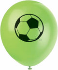 Buy Soccer 12"  Latex Balloons (8 count) for only $2.99 by Unique