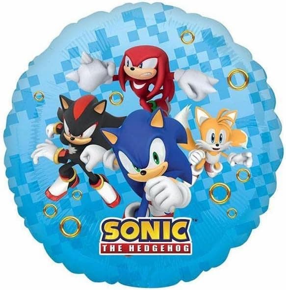 Buy Sonic 2 Mylar Balloon 18" – Sonic, Knuckles, Tails & Shadow Party Decoration for only $3.99 by Anagram