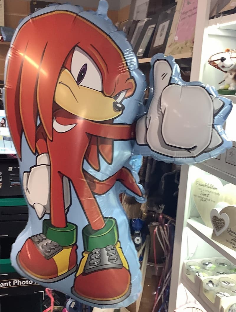 Buy Sonic The Hedgehog 30" Knuckles Foil Balloon (1 count) for only $12.99 by Anagram