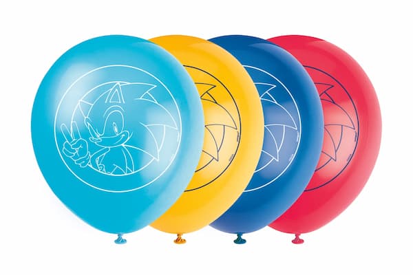 Buy Sonic the Hedgehog Assorted 12" Latex Balloons  8ct for only $7.39 by Unique