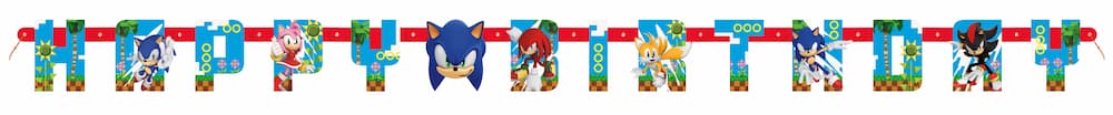 Buy Sonic The Hedgehog Birthday Banner for only $4.19 by Unique