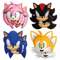Buy Sonic The Hedgehog Paper Masks (8 count) for only $3.99 by Unique