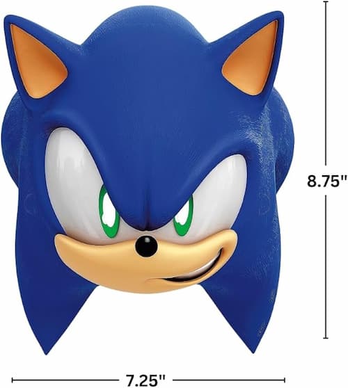 Buy Sonic The Hedgehog Paper Masks (8 count) for only $3.99 by Unique