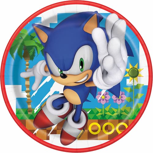 Buy Sonic the Hedgehog Round 9" Dinner Plates 8ct for only $4.99 by Unique