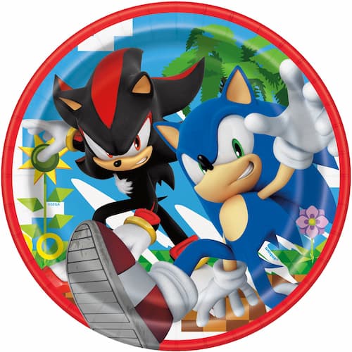 Buy Sonic the Hedgehog Small Round 7" Dessert Paper Plates (8 count) for only $4.59 by Unique