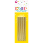 Buy Sparkle Birthday 7.75" Candles Gold 18ct for only $3.59 byUnique
