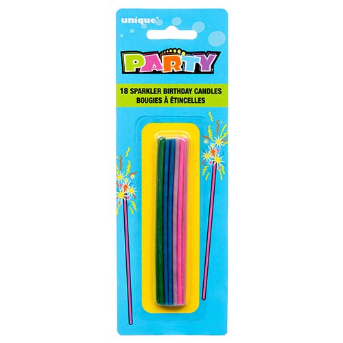 Buy  Sparkler Birthday Candles in Assorted Colors 18Ct for only $2.69 byUnique