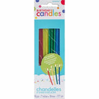Buy Sparkling Thin Party Novelty Candles Assorted Colors (18 count) for only $2.99 by Amscan