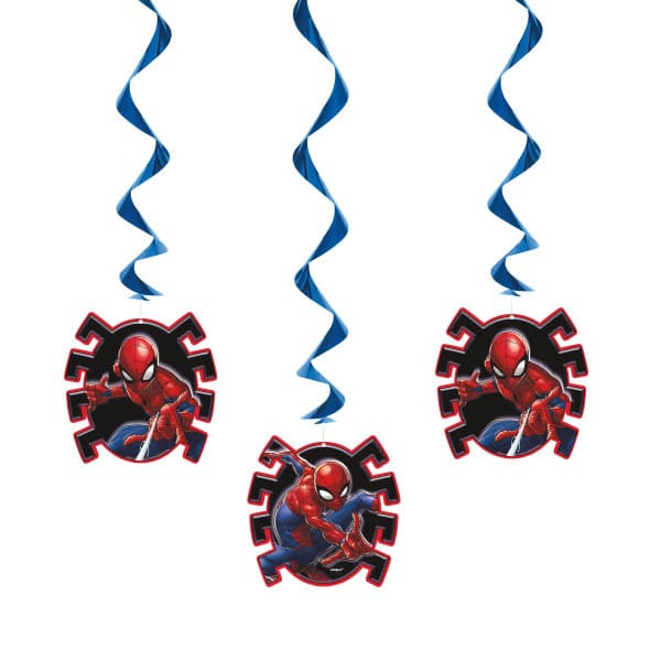 Buy Spider-Man Hanging Swirl Decorations  26inch  3ct for only $4.59 by Unique