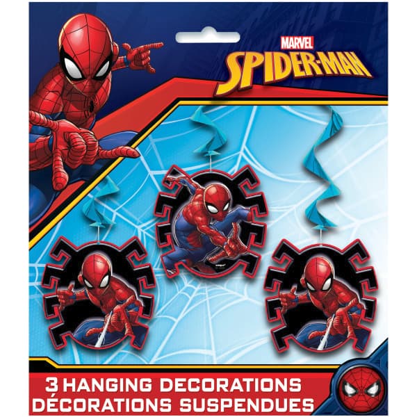 Buy Spider-Man Hanging Swirl Decorations  26inch  3ct for only $4.59 by Unique